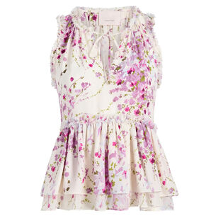 Midsummer Bloom Messina High Neck Sleeveless Top