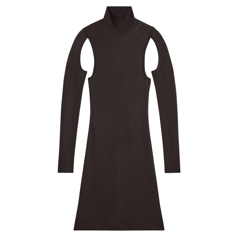 Air Turtleneck Cutout Dress image number null