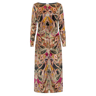 Goldie Long Sleeve Velvet Midi Dress