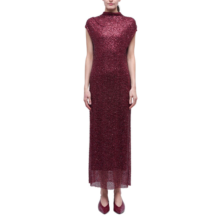 Zaria Cowl Neck Midi Dress image number null