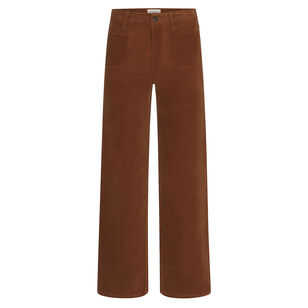 Le Slim Palazzo Modernist Pocket Corduroy Pant