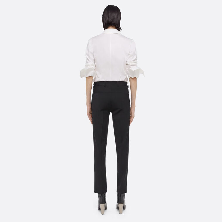 Slim Virgin Wool Cropped Pant image number null