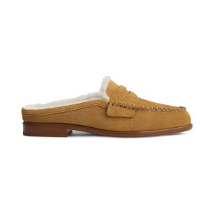 Carter Suede Shearling Mule