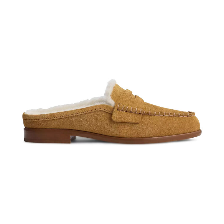 Carter Suede Shearling Mule image number null