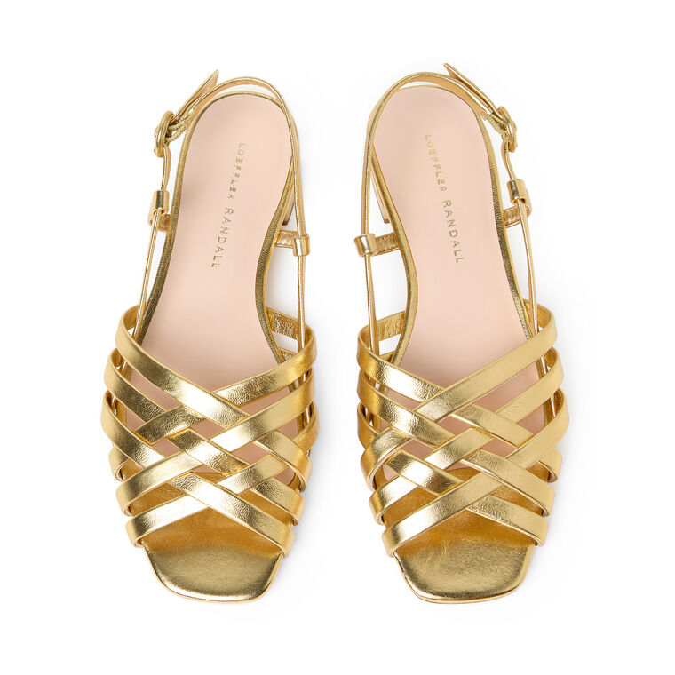 Lattice Sling Flat Sandal image number null