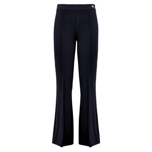 Lola Side Zip Ankle Flare Jersey Pant