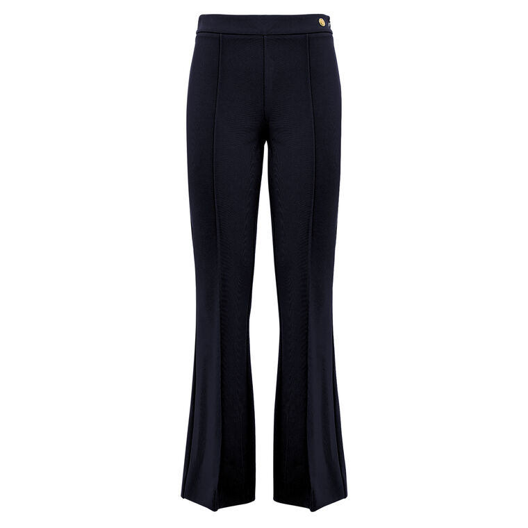 Lola Side Zip Ankle Flare Jersey Pant image number null