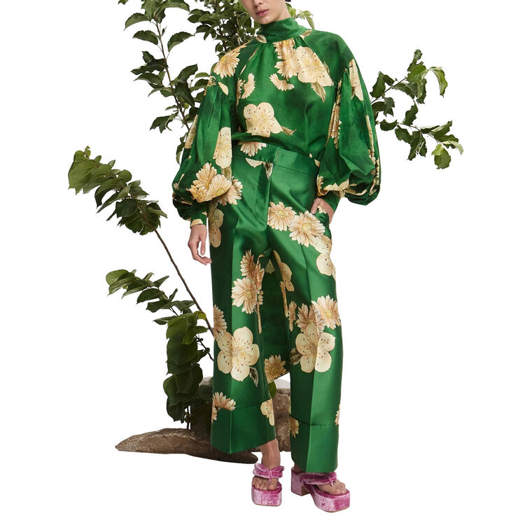 Sage Relaxed Tailored Pant image number null