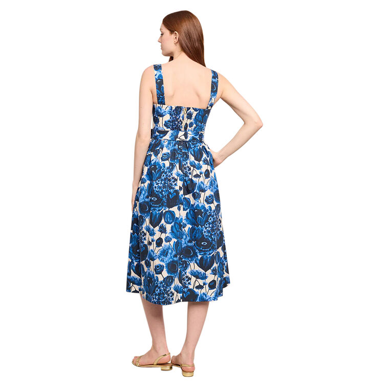 Candace Sleeveless Belted Midi Dress image number null