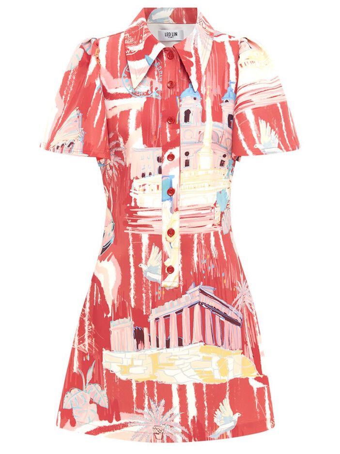 Brooke Short Sleeve Mini Dress image number null