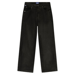 Delphina High Rise Straight-Leg Velvet Jean