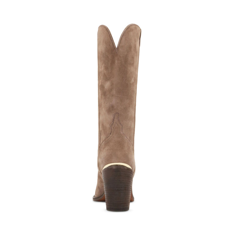 Leigh Anne Suede Mid Calf Boot image number null