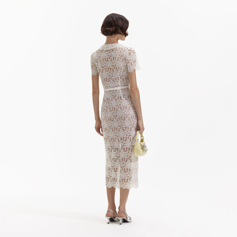 Lace Midi Dress image number null