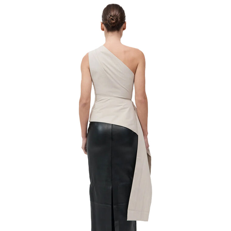 Asymmetric Origami One-Shoulder Top image number null