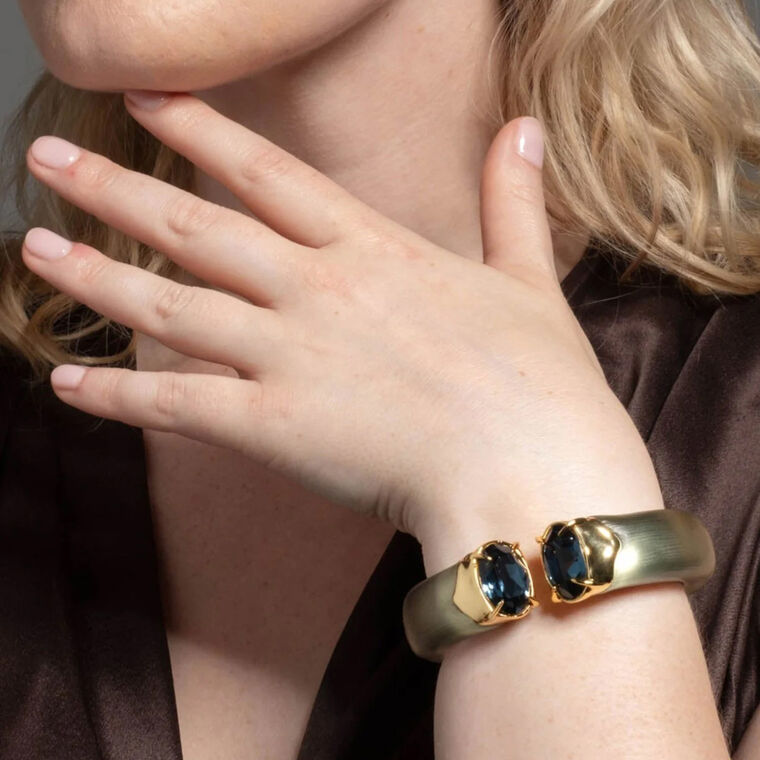 Bonbon Crystal Lucite Hinge Bracelet image number null