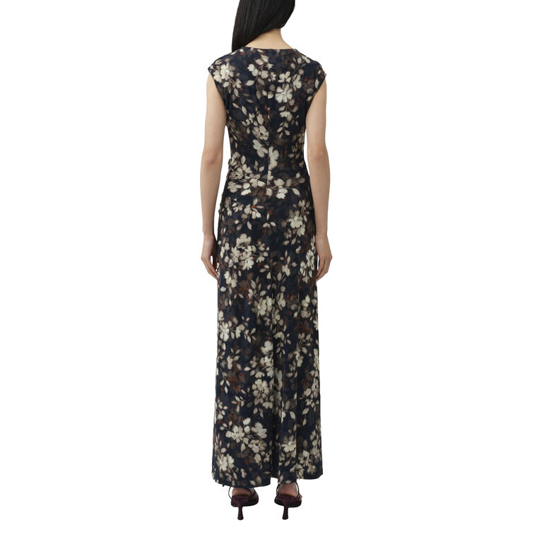 Acacia Sleeveless Draped Jersey Midi Dress image number null