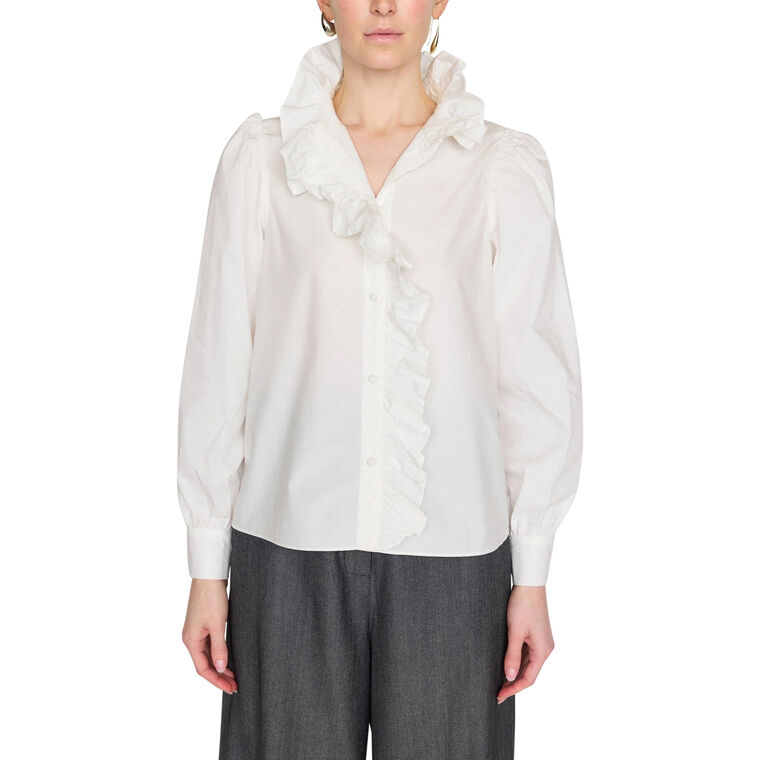 Medora Long Sleeve Ruffle Top image number null