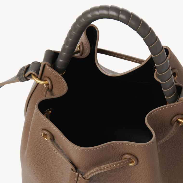 Marcie Leather Bucket Bag image number null