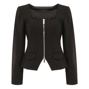 Koda Zip Front Long Sleeve Top