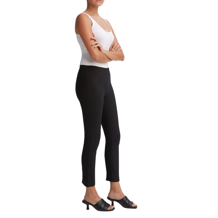 Bobbi High-Rise Stitch-Seam Ponte Legging image number null