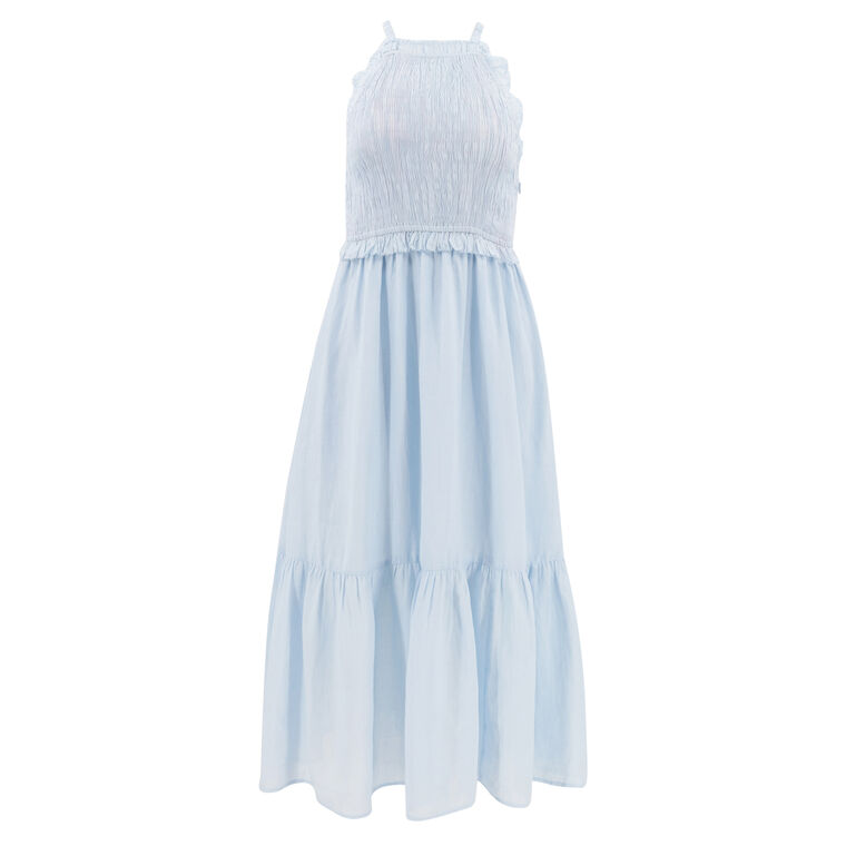 verbena midi dress Verbena Floral Ingrida Surplice Maxi Dress KELLY-BLUES / XL by Sugarlips