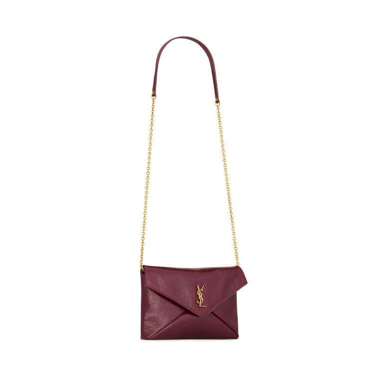 Cassandre Chain Pouch In Shiny Leather image number null