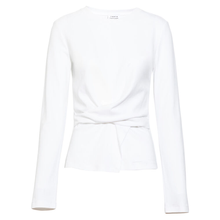 Kelsey Long Sleeve Crew Neck Top image number null