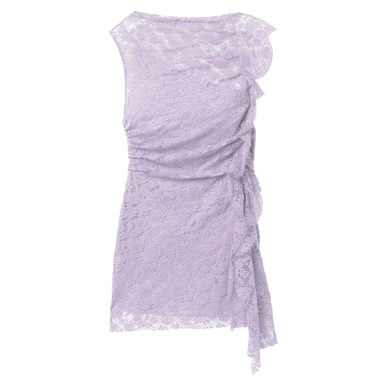 Astra Sleeveless Lace Mini Dress image number null