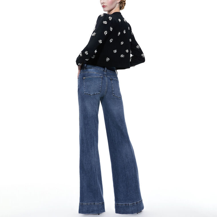 Trina Embellished Cropped Cardigan image number null