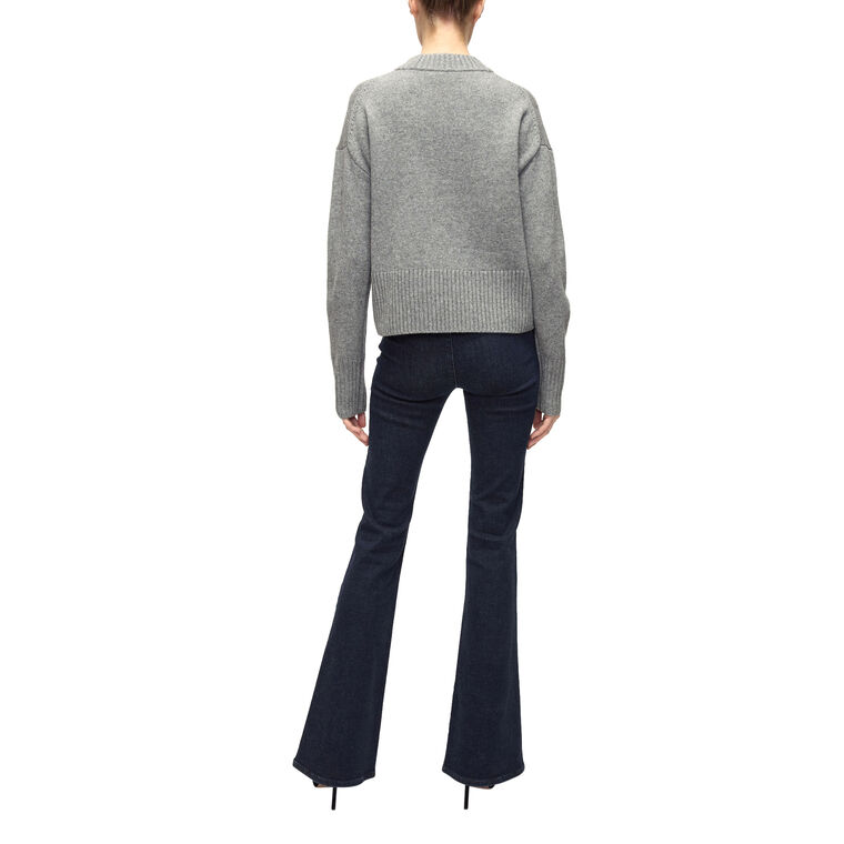 Andi Long Sleeve Crewneck Wool-Cashmere Sweater image number null