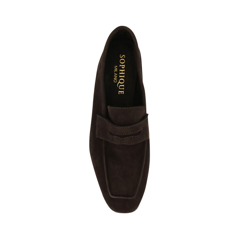 Essenziale Classic Suede Penny Loafers image number null