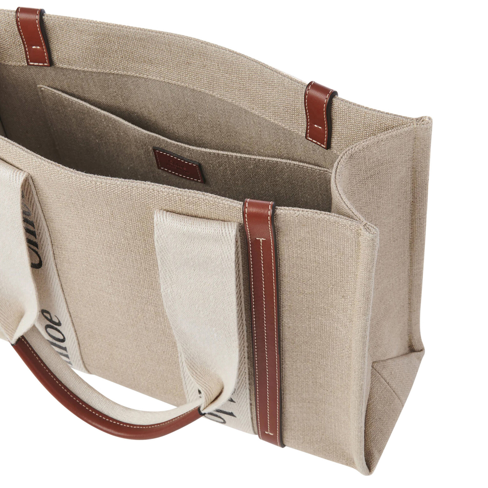 Woody Tote Bag in Linen
