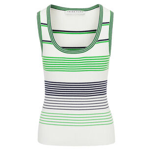 Paolini Scoop-Neck Rib Knit Tank Top