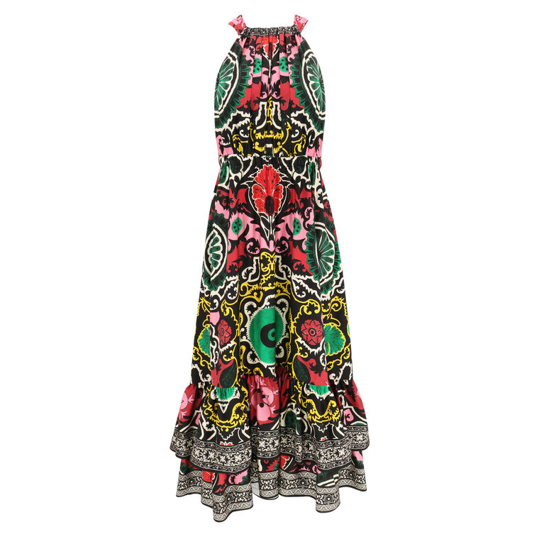 Loyce Ruffle Maxi Dress image number null