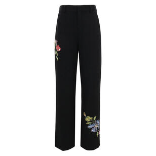 Harlan Floral Mixed Media Pant
