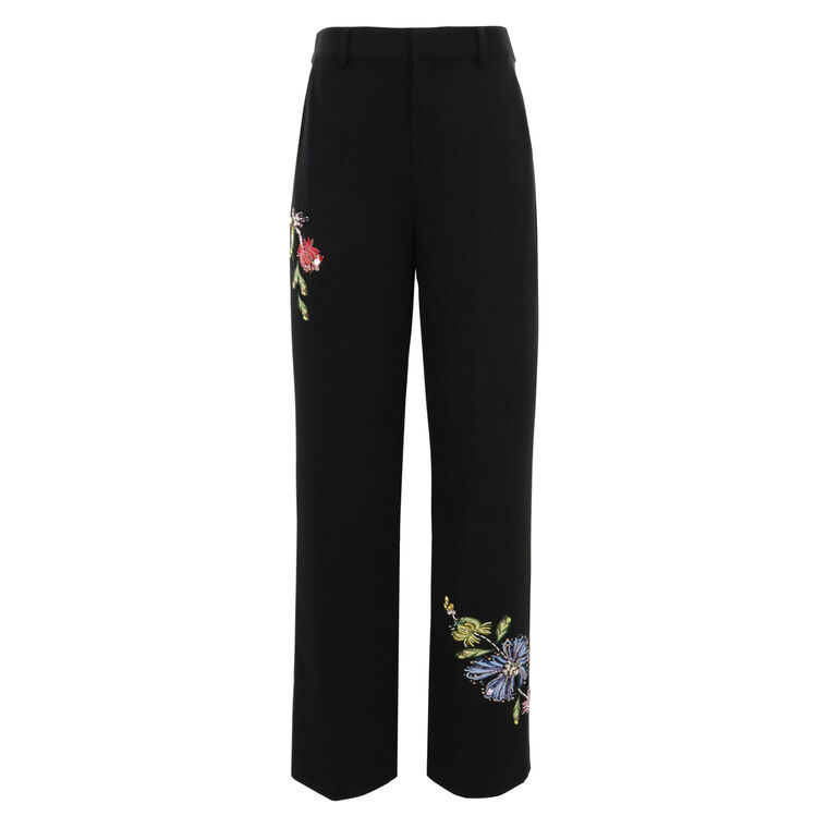 Harlan Floral Mixed Media Pant image number null