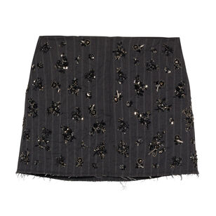 Blaire Striped Sequin Mini Skirt Blaire Striped Sequin Mini Skirt