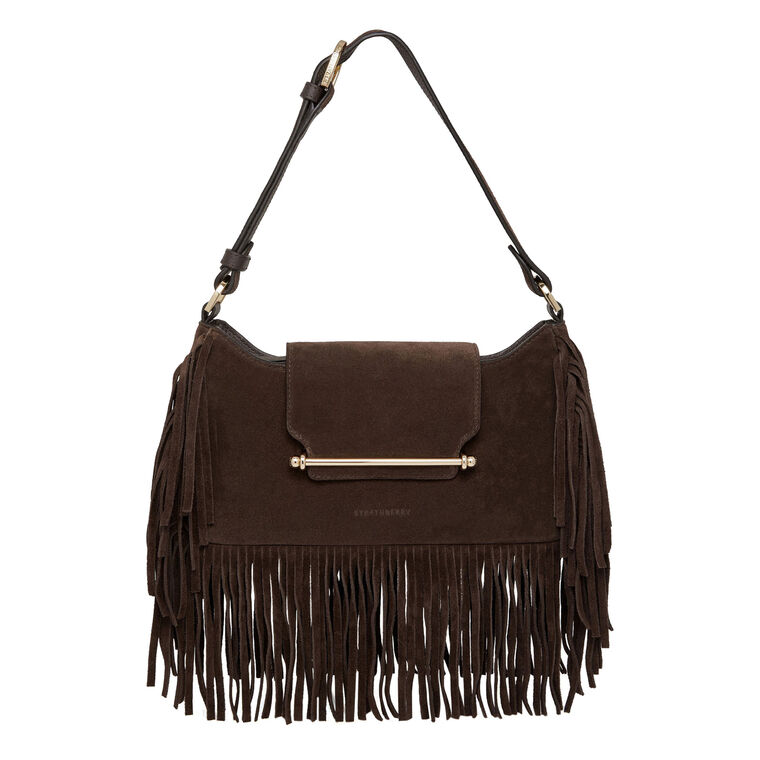 Multrees Suede Shoulder Bag image number null