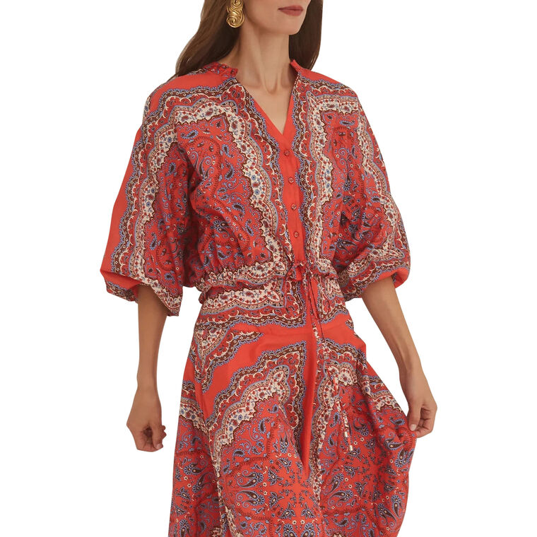 Perrin Gathered Cropped Top image number null