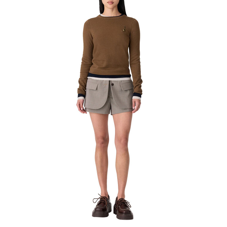 Jacket Hem Shorts image number null