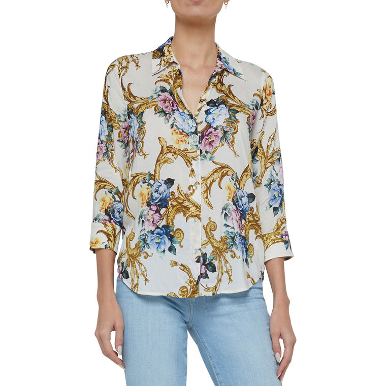 Camille 3/4 Sleeve Blouse image number null