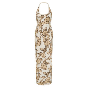 Elodie Halter Midi Dress