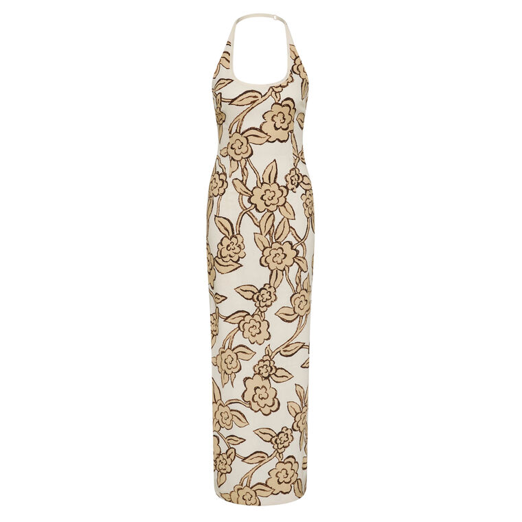 Elodie Halter Midi Dress image number null