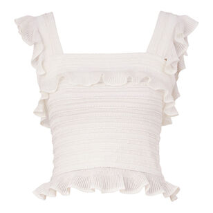 Luna Lace Frill Knit Camisole