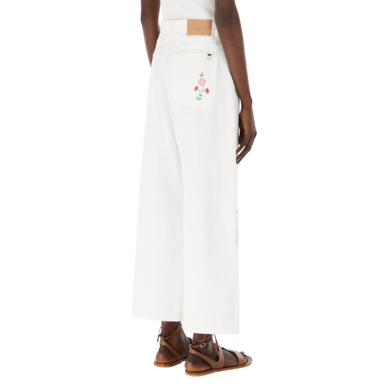 Lord Cropped Wide-Leg Trouser image number null