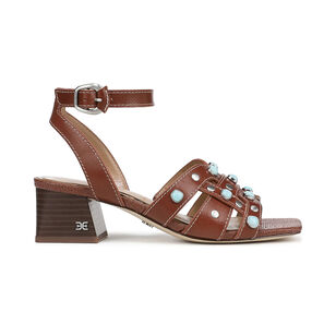 Wayla 2 Turquoise Embellished Ankle Strap Sandal