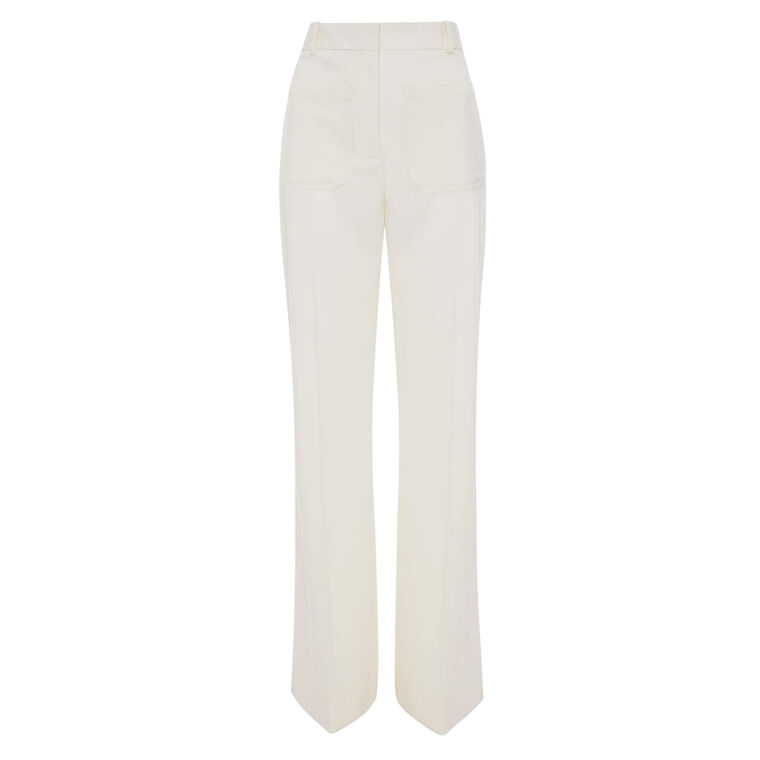 Alina High-Waisted Wide-Leg Trouser image number null