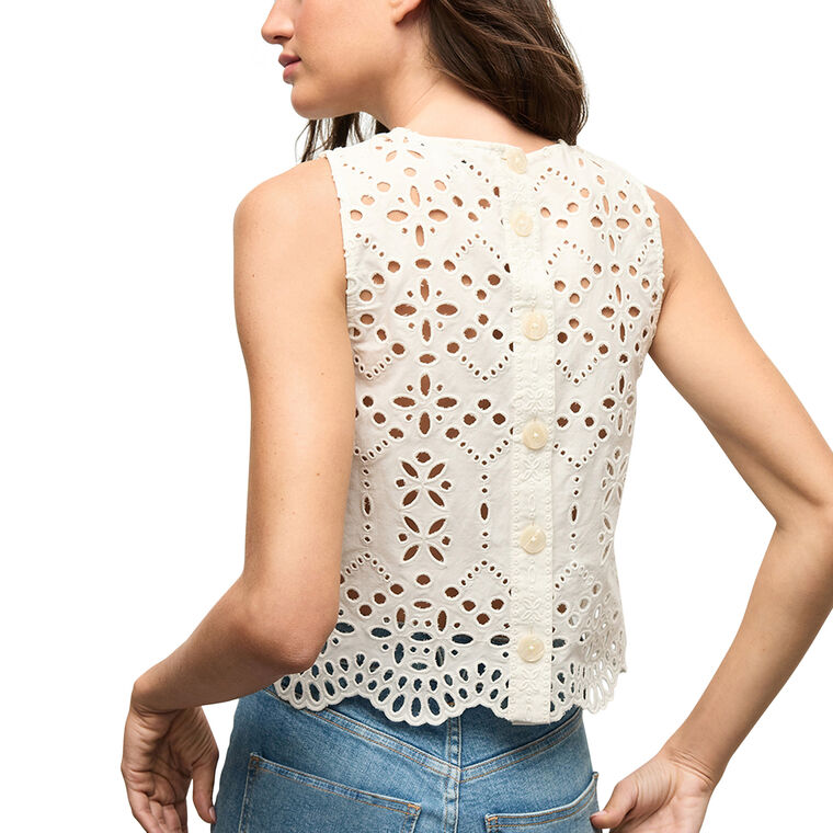 Adelyn Cotton Eyelet Tank image number null