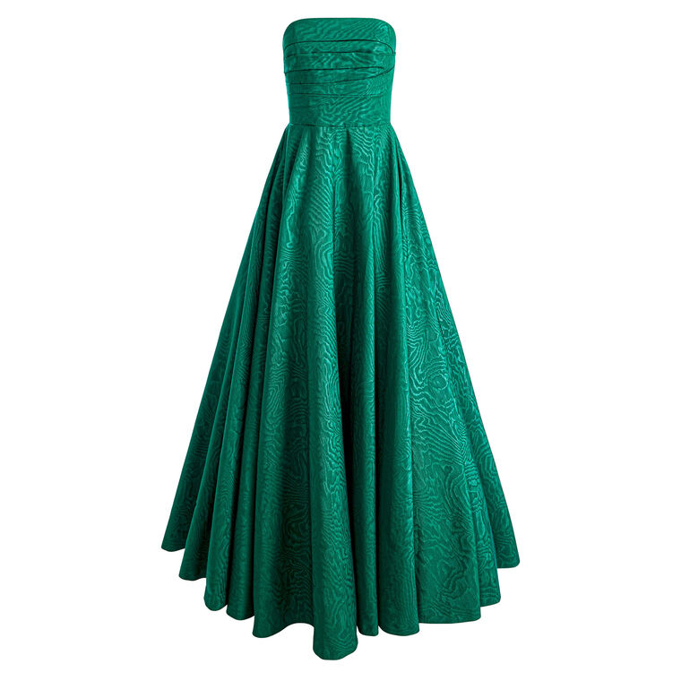 Bridgette Strapless Flared Maxi Gown image number null