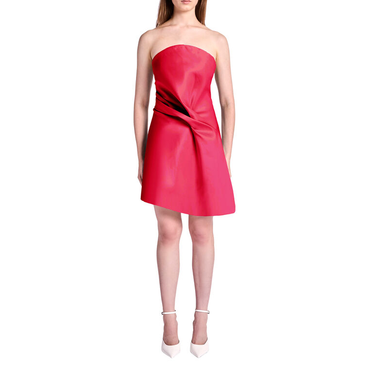 Kate Liquid Draped Mini Dress image number null